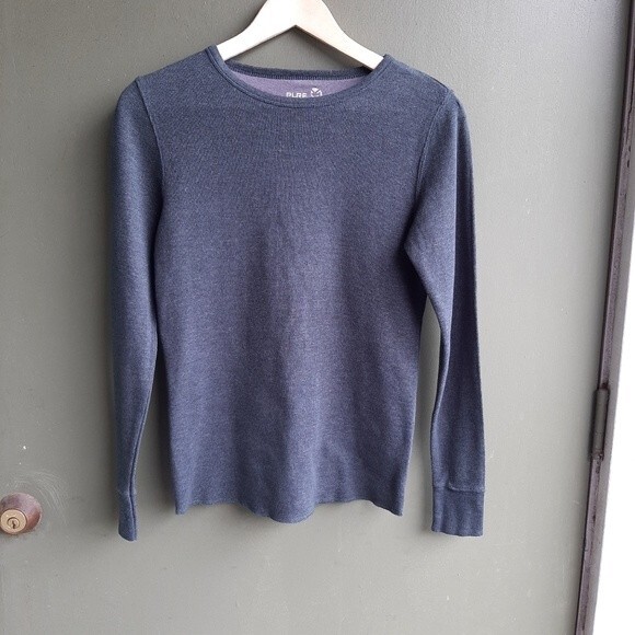 Pure Stuff Boys Top Thermal Waffle T-Shirt Long Sleeve Pullover Top M 10-12 - Picture 14 of 15